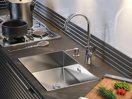 Дозатор жидкого мыла SAUBER, D001-CR, хром, Paulmark Дозатор жидкого мыла SAUBER, D001-CR, хром, Paulmark