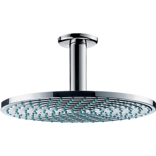 Верхний душ Hansgrohe EcoSmart 9 л/мин с потолочным подсоединением 240 1jet 27463000, хром Верхний душ Hansgrohe EcoSmart 9 л/мин с потолочным подсоединением 240 1jet 27463000, хром