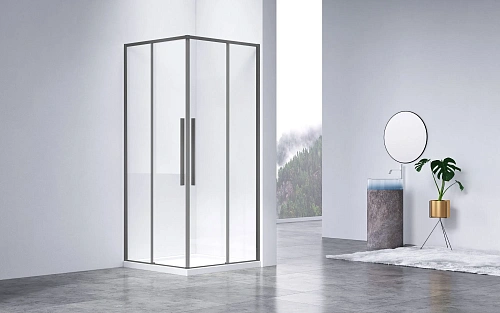 Душевой уголок Vincea Slim-N VSS-4SN8010CLGM 1000x800 вороненая сталь стекло прозрачное Душевой уголок Vincea Slim-N VSS-4SN8010CLGM 1000x800 вороненая сталь стекло прозрачное
