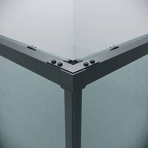 Душевая дверь GROSSMAN 1/2.К33.01.11.21.02 Galaxy (110x195) черный матовый, стекло шиншилла Душевая дверь GROSSMAN 1/2.К33.01.11.21.02 Galaxy (110x195) черный матовый, стекло шиншилла