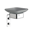 Мыльница BOCH MANN BM10661 CR-D01-04 стеклянная с держателем из нержавеющей стали, хром Мыльница BOCH MANN BM10661 CR-D01-04 стеклянная с держателем из нержавеющей стали, хром