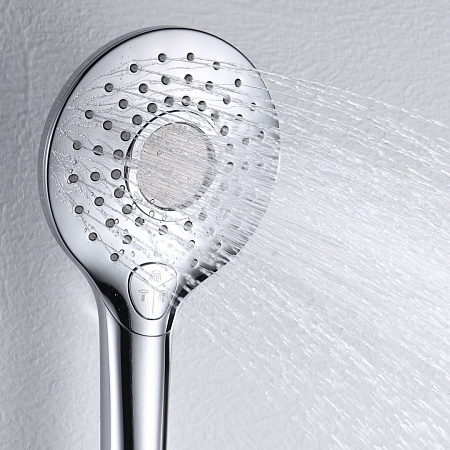 Душевая лейка WasserKRAFT A101 3-функциональная хром