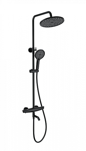 Душевая система Wonzon & Woghand с термостатом, черный матовый (WW-B3031-A2-MB) Душевая система Wonzon & Woghand с термостатом, черный матовый (WW-B3031-A2-MB)