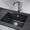 Кухонная мойка Granula 5551, ШВАРЦ (чёрный металлик), кварц 550х460 Кухонная мойка Granula 5551, ШВАРЦ (чёрный металлик), кварц 550х460