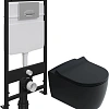 Комплект Унитаз подвесной STWORKI Ноттвиль SETK3104-2616 безободковый, с микролифтом, черный + Систе 587761 Комплект Унитаз подвесной STWORKI Ноттвиль SETK3104-2616 безободковый, с микролифтом, черный + Систе 587761
