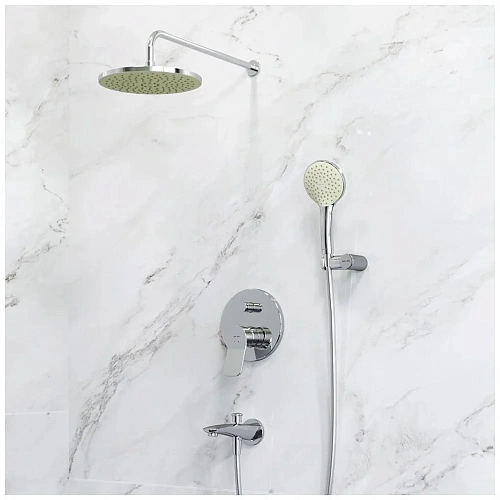 Душевая система AM.PM X-Joy FB85A10000 встраиваемая С ВНУТРЕННЕЙ ЧАСТЬЮ, для ванны с душем Душевая система AM.PM X-Joy FB85A10000 встраиваемая С ВНУТРЕННЕЙ ЧАСТЬЮ, для ванны с душем