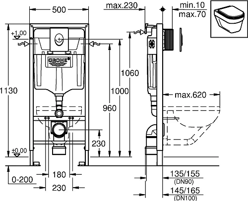 Комплект Унитаз подвесной STWORKI Хельсинки Clean On DPL EO slim 63429 безободковый + Система инстал 478798 Комплект Унитаз подвесной STWORKI Хельсинки Clean On DPL EO slim 63429 безободковый + Система инстал 478798