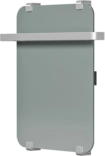 Полотенцесушитель электрический Allen Brau Infinity 60x44 00325642 с рейлингом 2.0 и креплением, серебро брашированное Полотенцесушитель электрический Allen Brau Infinity 60x44 00325642 с рейлингом 2.0 и креплением, серебро брашированное