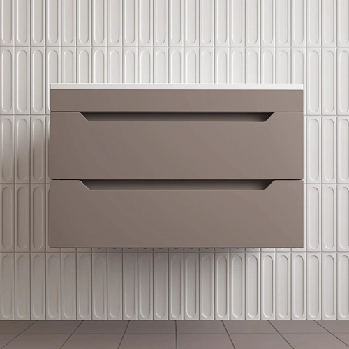 Тумба под раковину Style Line Остин 80 см ЛС-00002406 подвесная, тауп темный Тумба под раковину Style Line Остин 80 см ЛС-00002406 подвесная, тауп темный