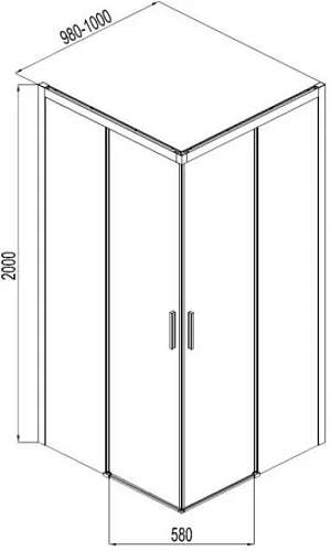 Душевой уголок Aquanet Pleasure AE60-S-100x100U-BT 100x100, прозрачное стекло Душевой уголок Aquanet Pleasure AE60-S-100x100U-BT 100x100, прозрачное стекло