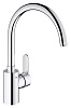 Картинка анонса товара «смеситель для кухни grohe eurostyle cosmopolitan с высоким изливом, хром (33975002)»
