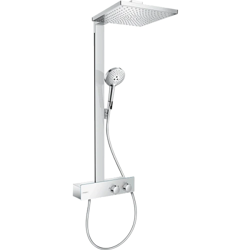 Душевая система Hansgrohe Raindance E Showerpipe 300 1jet 9 л/мин EcoSmart ShowerTablet 350 27362000 Душевая система Hansgrohe Raindance E Showerpipe 300 1jet 9 л/мин EcoSmart ShowerTablet 350 27362000