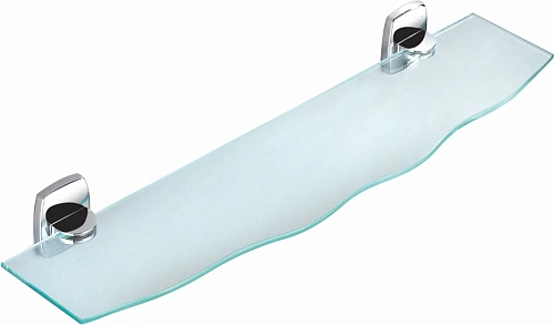 Полка Wonzon & Woghand стеклянная, стеклянная, хром (WW-1701) Полка Wonzon & Woghand стеклянная, стеклянная, хром (WW-1701)