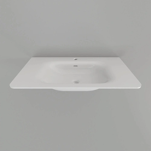 Раковина ArtDecco Gabriella 81 AGBAS081S акриловая, белый матовый Раковина ArtDecco Gabriella 81 AGBAS081S акриловая, белый матовый