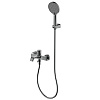 Картинка анонса товара «смеситель для ванны aquame asti aqm6412gm с душевым набором, 3 режима, gun metal»