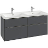 Картинка анонса товара «тумба под раковину villeroy &amp; boch subway 3.0 graphite / graphite c56802vr»
