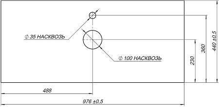 Столешница Aquanet Nova Lite 100 серый 00257605 Столешница Aquanet Nova Lite 100 серый 00257605