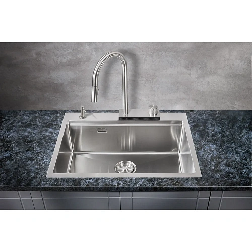 Кухонная мойка Milacio Denia 68 Steel (MC.77410) сталь нержавеющая Кухонная мойка Milacio Denia 68 Steel (MC.77410) сталь нержавеющая