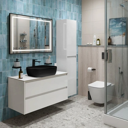 Тумба со столешницей и раковиной BelBagno KRAFT 80 kraft80bo-kepbo-1302h301-set подвесная KRAFT80BO-KEPBO-1302H301-SET Тумба со столешницей и раковиной BelBagno KRAFT 80 kraft80bo-kepbo-1302h301-set подвесная KRAFT80BO-KEPBO-1302H301-SET