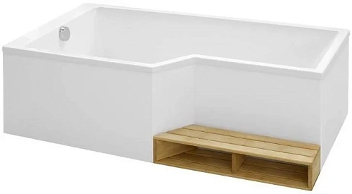 Акриловая ванна Jacob Delafon Bain-Douche Neo 150х80 E6D119L-00 левая Акриловая ванна Jacob Delafon Bain-Douche Neo 150х80 E6D119L-00 левая