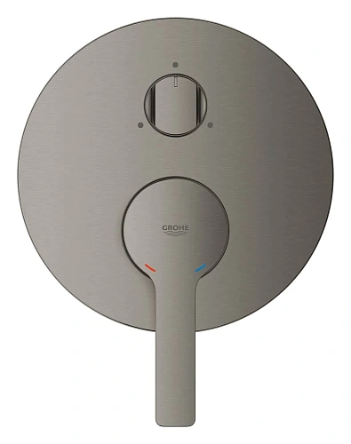 Смеситель для ванны GROHE Lineare New с переключателем на 3 положения, темный графит матовый (24095A 24095AL1 Смеситель для ванны GROHE Lineare New с переключателем на 3 положения, темный графит матовый (24095A 24095AL1