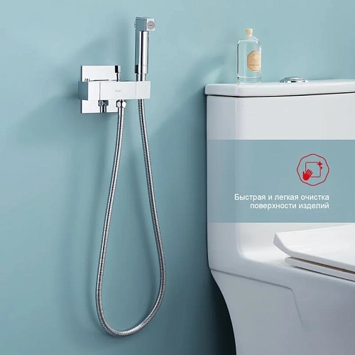 Гигиенический душ Raglo R24.56 встраиваемый с термостатом, хром Гигиенический душ Raglo R24.56 встраиваемый с термостатом, хром