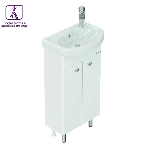 Тумба под раковину Onika Азов 40 см 104012 напольная, белая, разборная (для Азов 40) Тумба под раковину Onika Азов 40 см 104012 напольная, белая, разборная (для Азов 40)