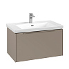 Картинка анонса товара «тумба под раковину villeroy &amp; boch subway 3.0 taupe / taupe c57302vm»