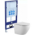 Комплект унитаза Aquatek ЕВРОПА AQ1901-00 с инсталляцией INS-0000012 без клавиши и крепежа с тонким  SET AQUATEK ЕВРОПА Комплект унитаза Aquatek ЕВРОПА AQ1901-00 с инсталляцией INS-0000012 без клавиши и крепежа с тонким  SET AQUATEK ЕВРОПА