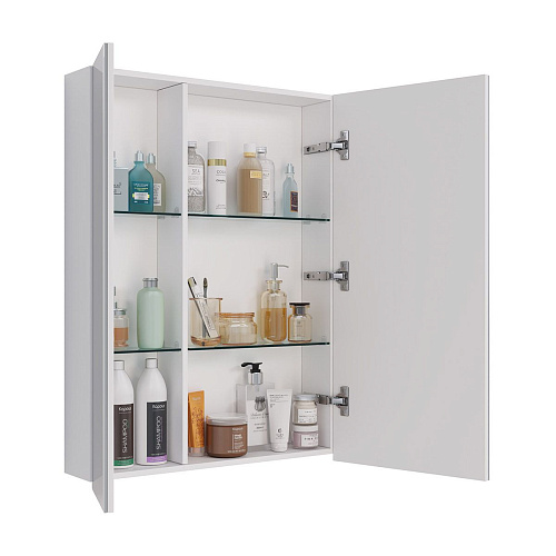 Зеркальный шкаф Lemark UNIVERSAL 60х80 см белый LM60ZS-U Зеркальный шкаф Lemark UNIVERSAL 60х80 см белый LM60ZS-U