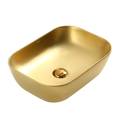 Раковина ABBER Rechteck AC2200MMG накладная золото матовое Раковина ABBER Rechteck AC2200MMG накладная золото матовое