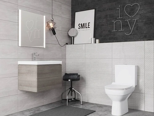 Тумба под раковину Cersanit CITY 50 G-SZ-CITY-CIT50/Gr серый дуб Тумба под раковину Cersanit CITY 50 G-SZ-CITY-CIT50/Gr серый дуб