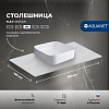 Картинка анонса товара «столешница aquanet flat 80 00345766 мрамор»