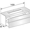 Тумба под раковину Keuco Edition 400 31583XX0100, 1400х546х535 мм Тумба под раковину Keuco Edition 400 31583XX0100, 1400х546х535 мм