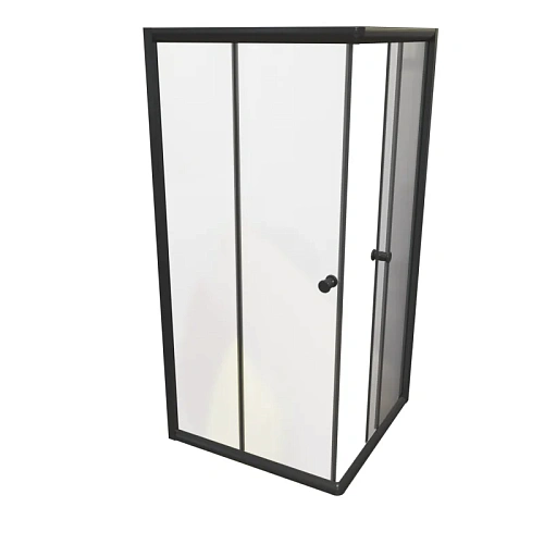 Душевой уголок Radomir Дрим 100х110 1-03-6-1-0-1230 прямоугольный, левый, стекло прозрачное, поддон с каркасом и сифоном, профиль черный Душевой уголок Radomir Дрим 100х110 1-03-6-1-0-1230 прямоугольный, левый, стекло прозрачное, поддон с каркасом и сифоном, профиль черный