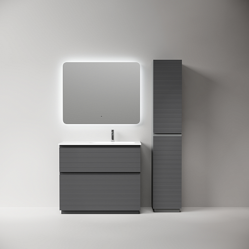 Тумба под раковину SANCOS Folk Floor FL100FRGS правая 995х445х850 Grey soft, напольная Тумба под раковину SANCOS Folk Floor FL100FRGS правая 995х445х850 Grey soft, напольная