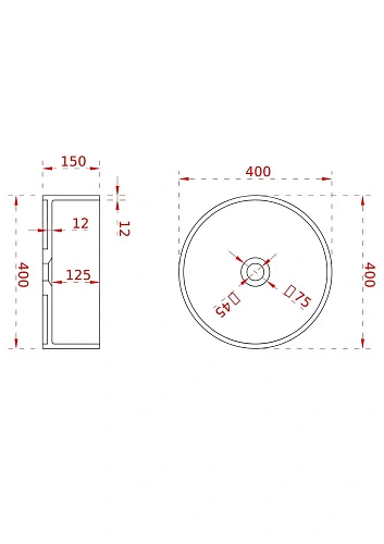 Раковина NT BAGNO NT412 Amaro из искусственного камня Раковина NT BAGNO NT412 Amaro из искусственного камня