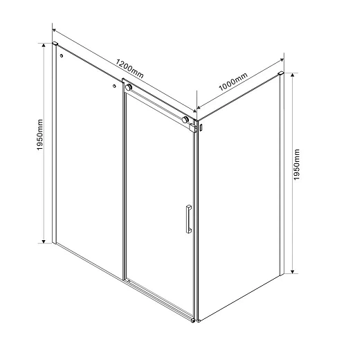 Душевой уголок Vincea Como VSR-1C1012CLB, 1200x1000, черный, стекло прозрачное Душевой уголок Vincea Como VSR-1C1012CLB, 1200x1000, черный, стекло прозрачное
