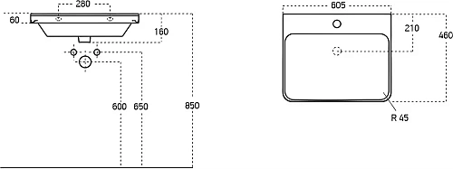 Раковина STWORKI 60 11060-KL 559639 Раковина STWORKI 60 11060-KL 559639