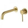 Смеситель для раковины Wonzon & Woghand встраиваемый, брашированное золото (WW-88869017-BG) Смеситель для раковины Wonzon & Woghand встраиваемый, брашированное золото (WW-88869017-BG)