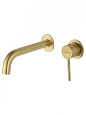 Смеситель для раковины Wonzon & Woghand встраиваемый, брашированное золото (WW-88869017-BG) Смеситель для раковины Wonzon & Woghand встраиваемый, брашированное золото (WW-88869017-BG)