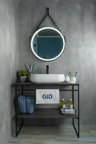 Раковина Gid N9243 51135 накладная белая 56x42x14 Раковина Gid N9243 51135 накладная белая 56x42x14