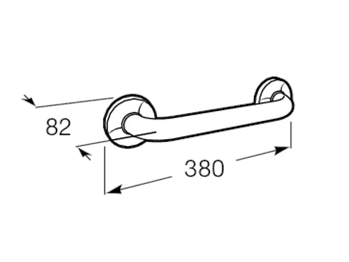 Поручень Roca антибактериальный Access Pro 816976009 Поручень Roca антибактериальный Access Pro 816976009