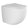 Картинка анонса товара «унитаз приставной ceramica nova mia cn1810 белый с сиденьем»