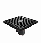Душевой трап Orange TR01-005b 100х100 черный