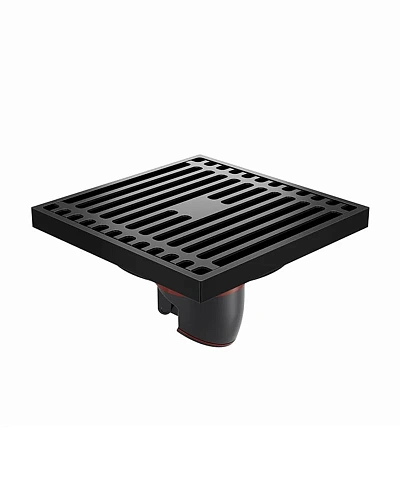 Душевой трап Orange TR01-005b 100х100 черный Душевой трап Orange TR01-005b 100х100 черный