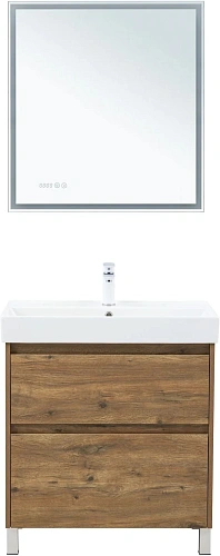 Тумба под раковину Aquanet Nova Lite 2.0 75 00346344 напольная, дуб рустикальный Тумба под раковину Aquanet Nova Lite 2.0 75 00346344 напольная, дуб рустикальный