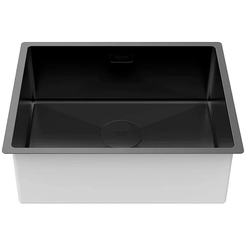 Кухонная мойка Paulmark NEXT 54 UNI, PM215444-MBN, матовый черный, 540х440мм 1,2мм Кухонная мойка Paulmark NEXT 54 UNI, PM215444-MBN, матовый черный, 540х440мм 1,2мм