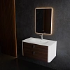 Тумба под раковину ArtDecco Gabriella 80 AGB08W24S000 подвесная, черный орех Тумба под раковину ArtDecco Gabriella 80 AGB08W24S000 подвесная, черный орех
