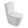 Чаша напольного унитаза BelBagno FLAY-R BB2149CPR/SC с сиденьем